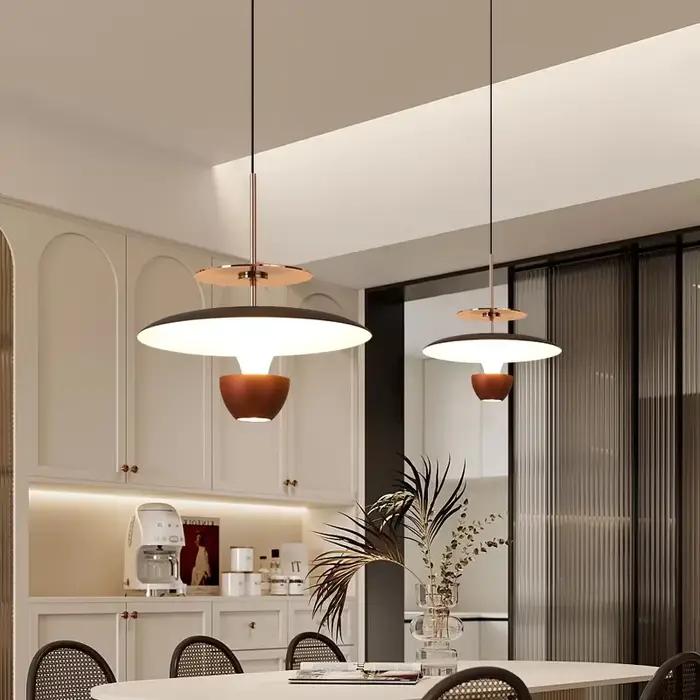 Chevet minimaliste LED lustre moderne créatif Restaurant chambre cuisine réglable suspension lampe décor à la maison luminaire