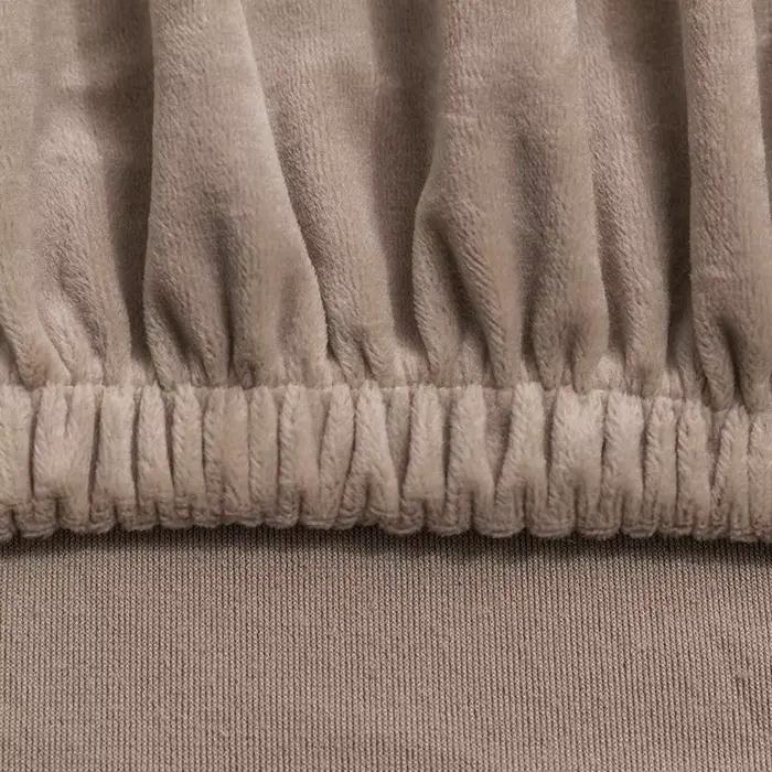 Couvre-tête de lit en velours doux