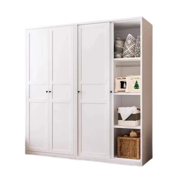 Armoire De rangement pour vêtements blancs