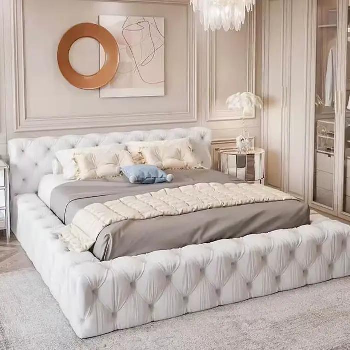 Cadre de lit de mariage confortable