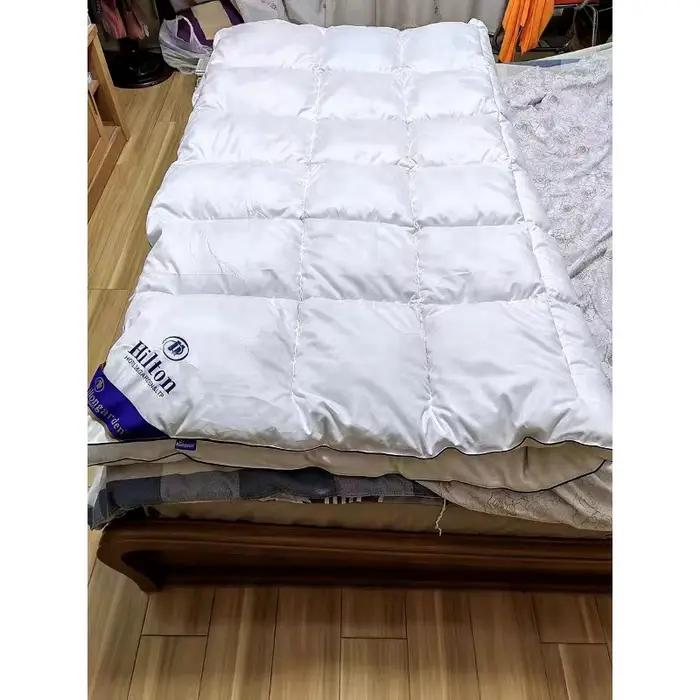 Couette en velours de plumes chaude