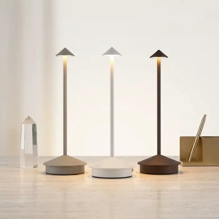 Lampes de table sans fil rechargeables à LED