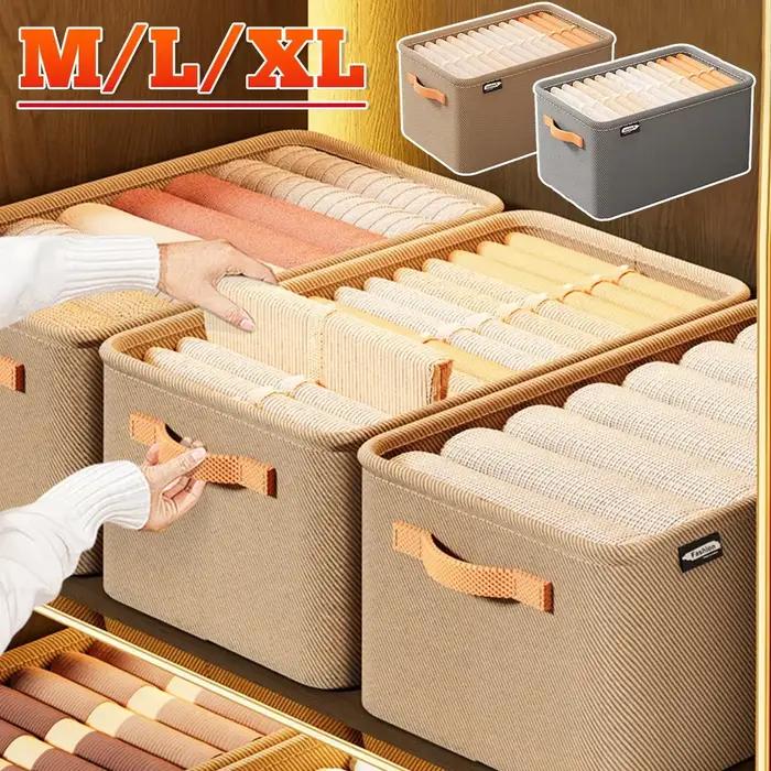 Armoire épaissir vêtements organisateur avec poignée pantalon pull