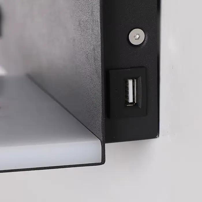 Lampe murale à chargement sans fil