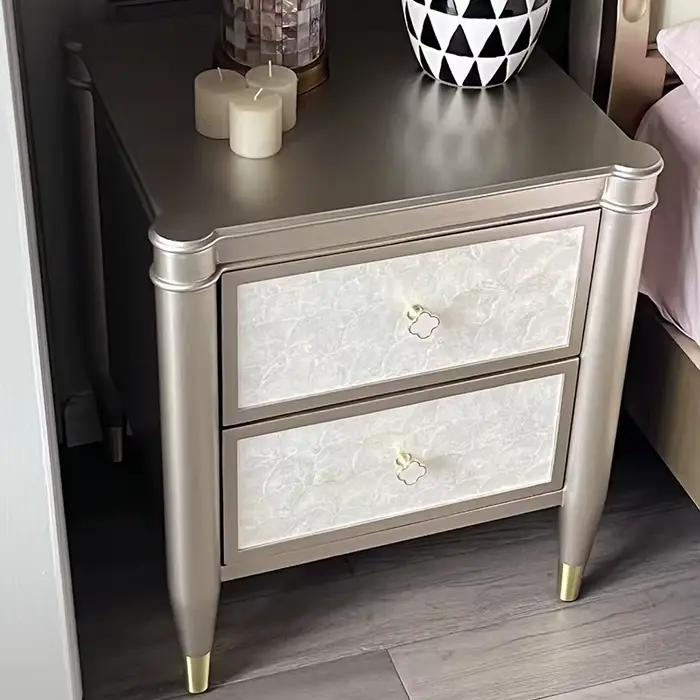 Tables De chevet Glam françaises modernes De luxe Premium beauté