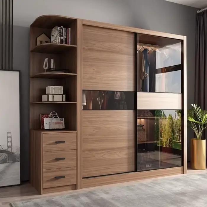 Rangement suspendu garde-robe vêtements Dressing parfum armoire en bois Organization