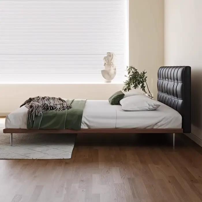 King tables De chevet lit japonais luxe têtes De lit cadre commodes dormir Camas De Matrimonio dortoir meubles accessoires