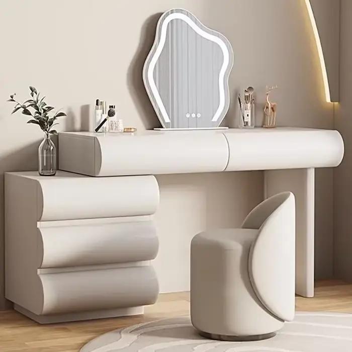 Armoire De rangement De chambre De luxe coiffeuse Recamera maquillage