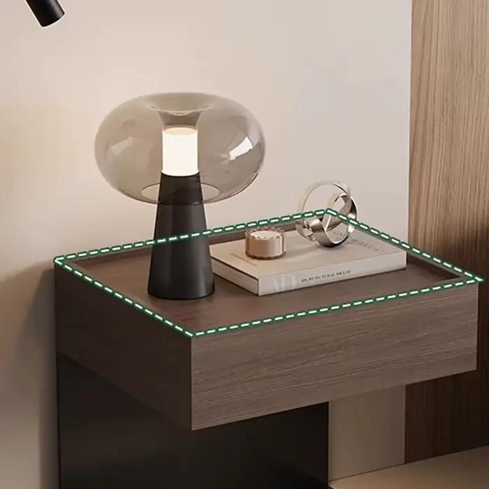 Tables de chevet esthétiques italiennes avec tiroirs