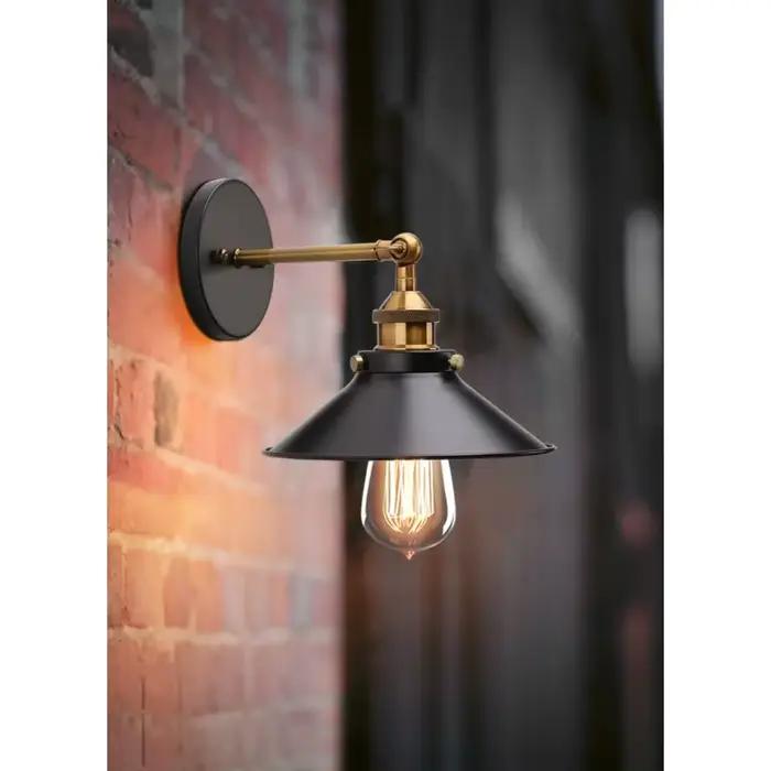 JOYINLED Style industriel américain applique escalier couloir chevet éclairage mural rétro décoratif fer applique murale E27 Base