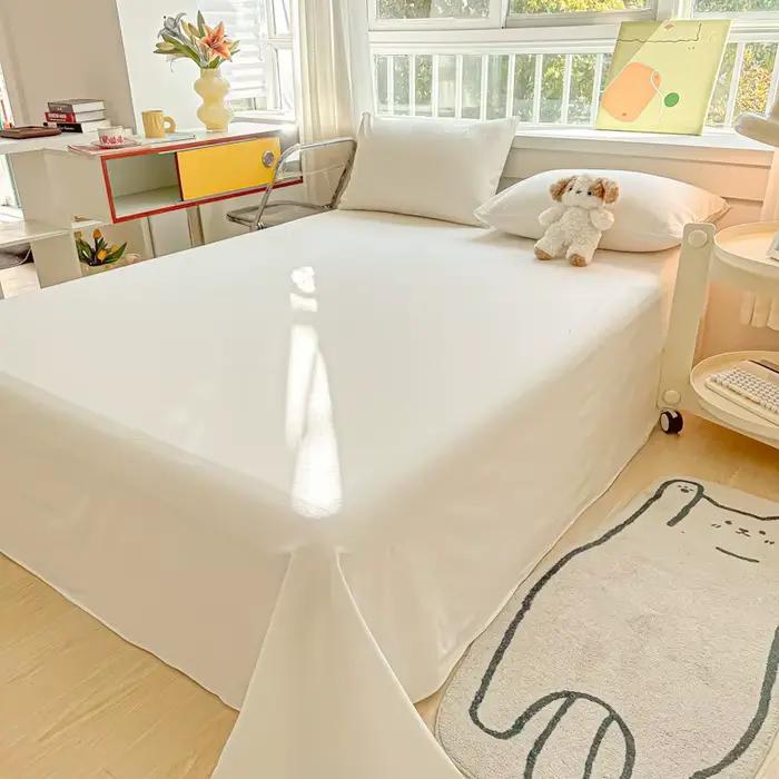 Drap de Lit en Coton Lavé 100% Biologique