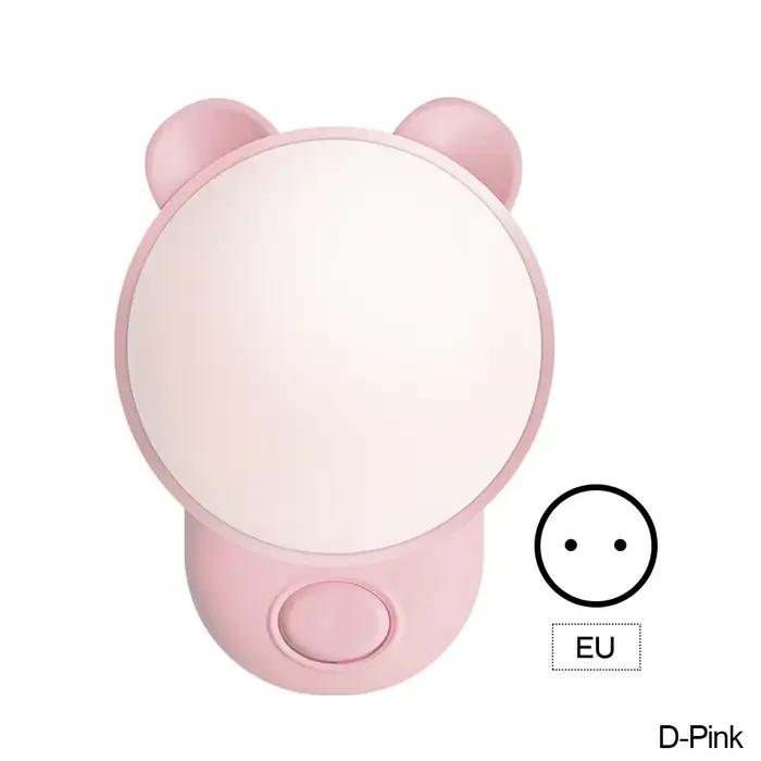 LED veilleuse chevet lampe veilleuse ue US UK prise lampe cadeau pour la maison chambre cuisine enfants couloir mignon lampe de nuit