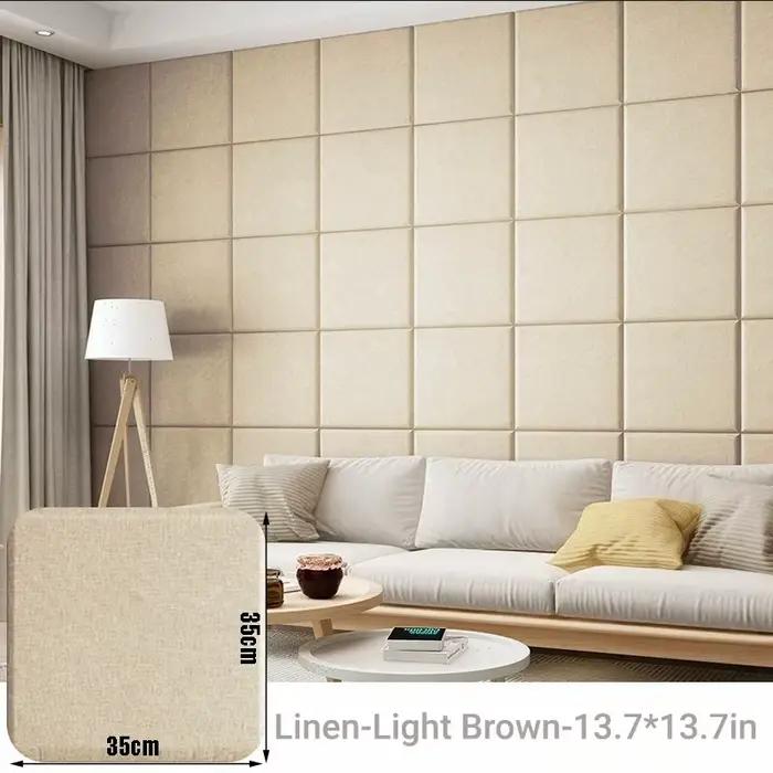 Tête de lit murale rembourrée 3D