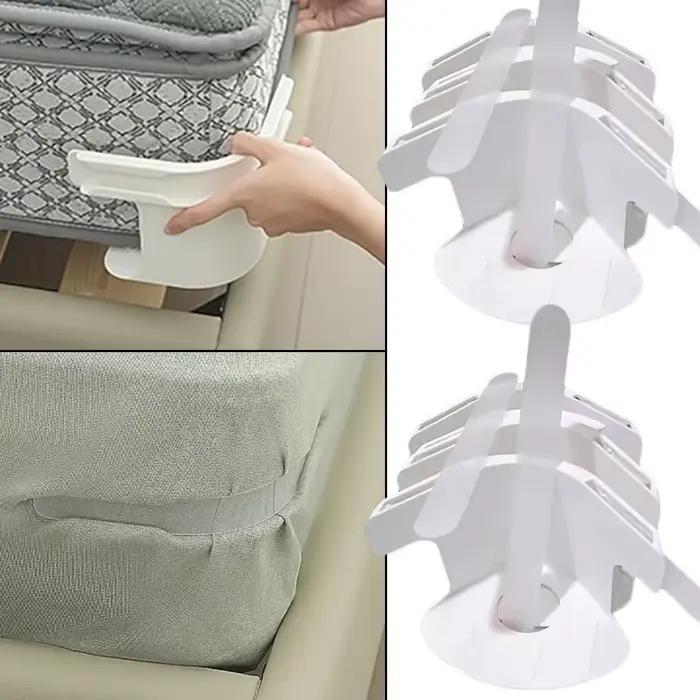 Nouvelles draps d'angle de lit avec différentes tailles de sangles de matelas robustes, clips de draps antidérapants pour sécuriser les draps