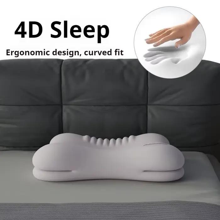 Oreiller ergonomique en mousse à mémoire de forme pour toutes les positions de sommeil