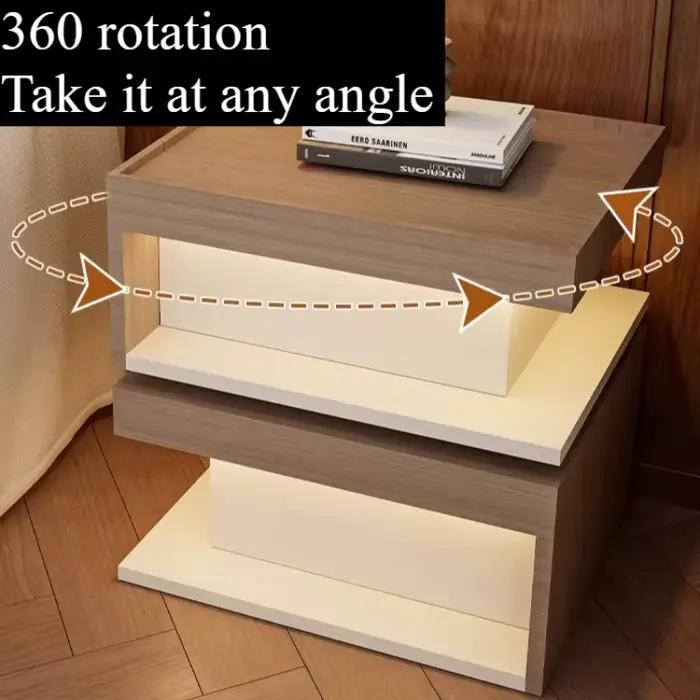 Table de chevet multifonctionnelle flottante
