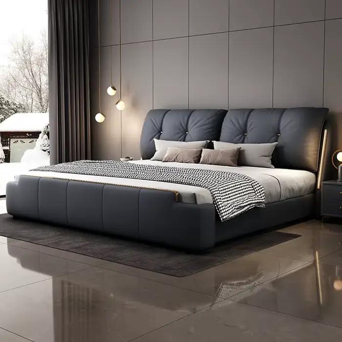 Tête de lit de couchage rembourrée
