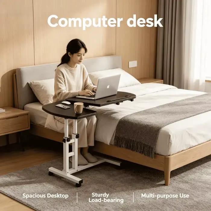 Table d'appoint mobile et pliable pour ordinateur portable