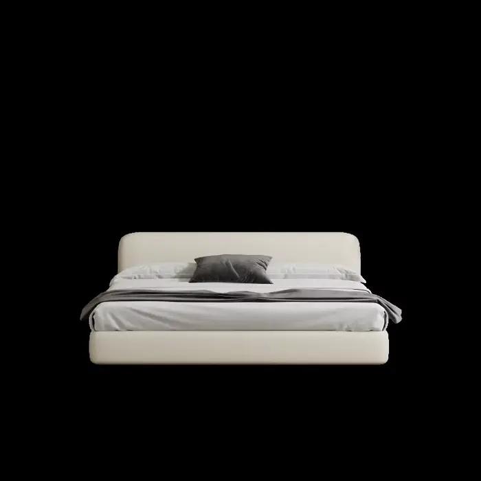 Lit de style moderne en bois massif pour adultes