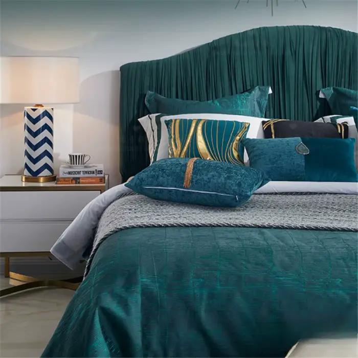 180x200 lit esthétique minimaliste Unique têtes de lit françaises cadre de lit filles Letto Matrimoniale chambre meubles accessoires