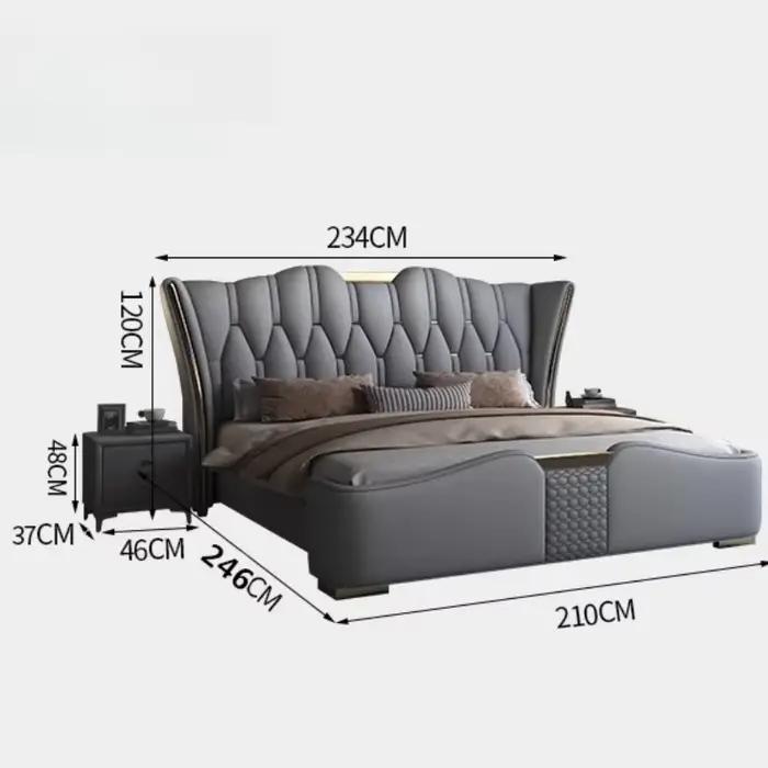Lit de rangement simple de type italien
