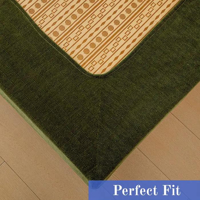 Housse de sommier avec jupe de lit élastiquée en tissu chenille épais imitation lin, antidérapante et anti-poussière