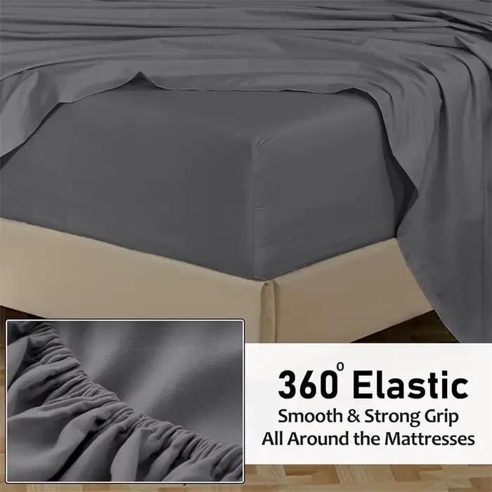 Drap-housse 100% coton avec bande élastique