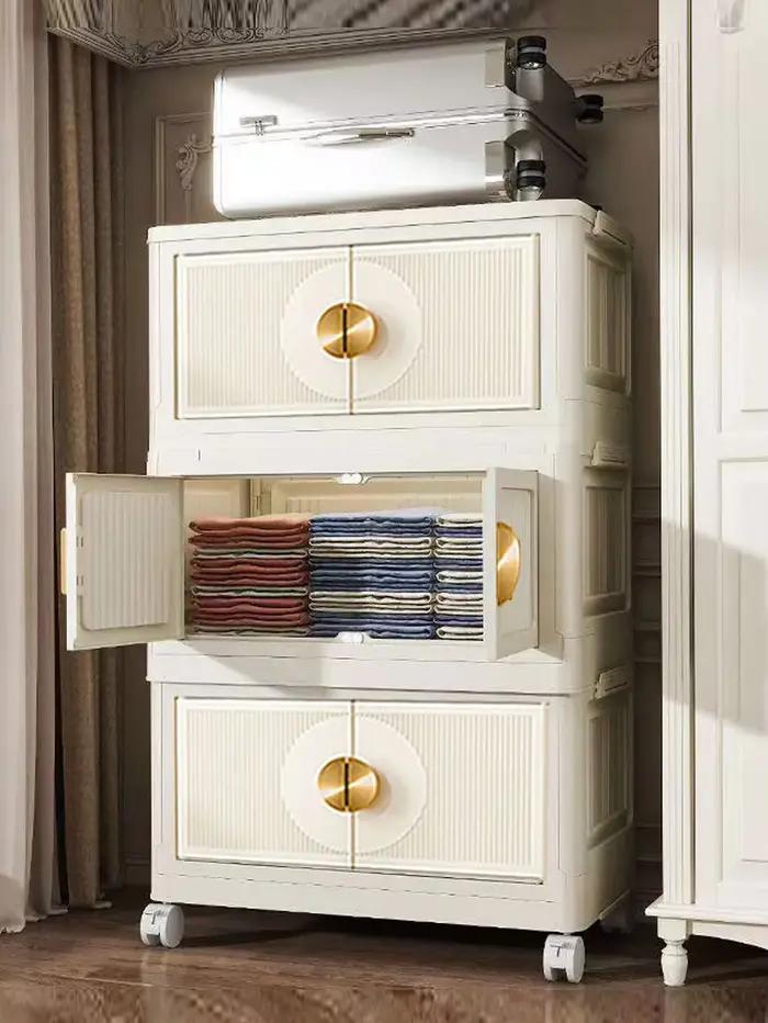 Armoire de rangement pliable multifonctionnelle Grande capacité