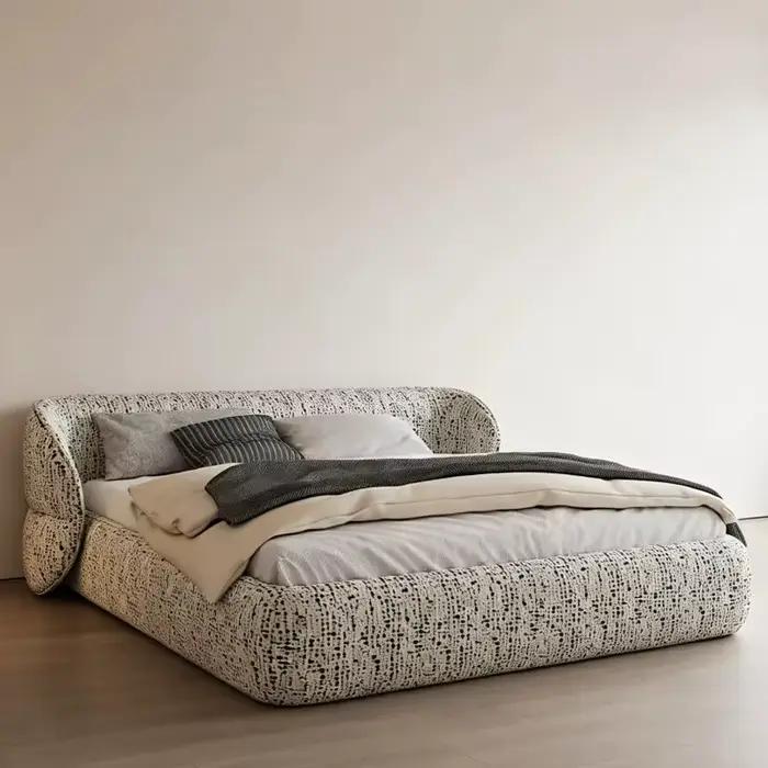 Lit double pour chambre à coucher