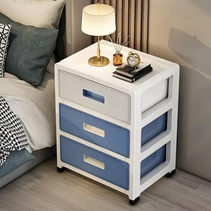 Table de chevet de style minimaliste moderne – un support de rangement portable qui permet d'économiser de l'espace