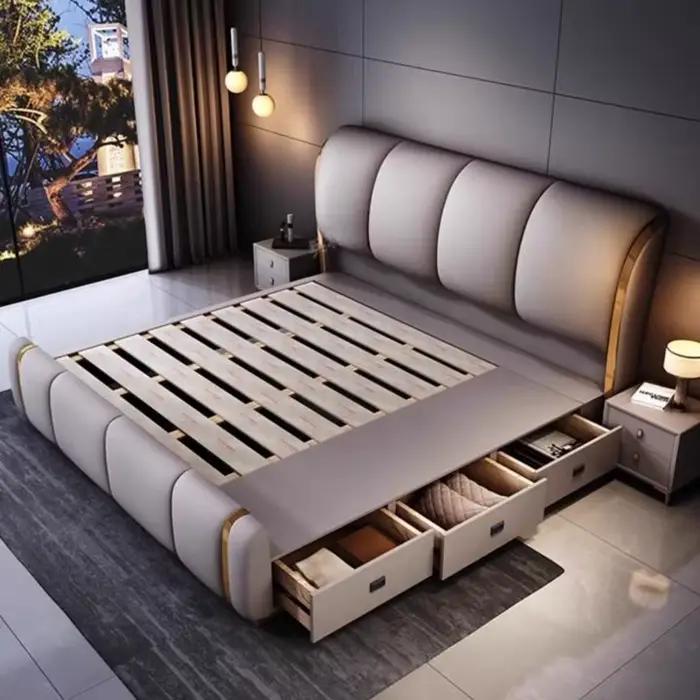 Lit double moderne de 200x220cm