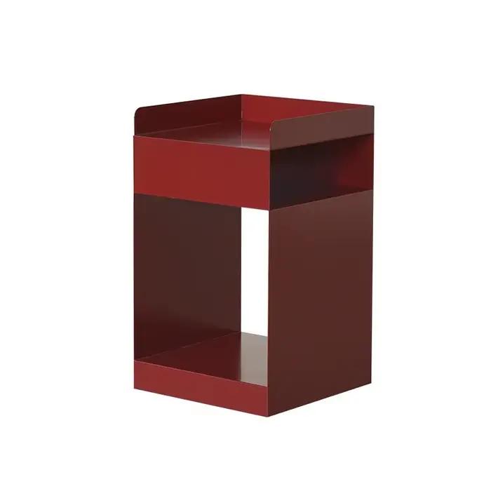 Table d'Appoint Scandinave en Métal et Acier au Carbone