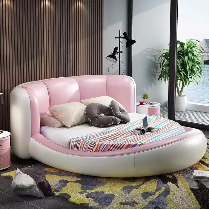 Lit de Luxe Double King Size Moderne Italien pour Chambre à Coucher