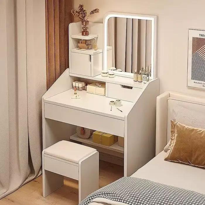 Commode de chambre à coucher avec miroir