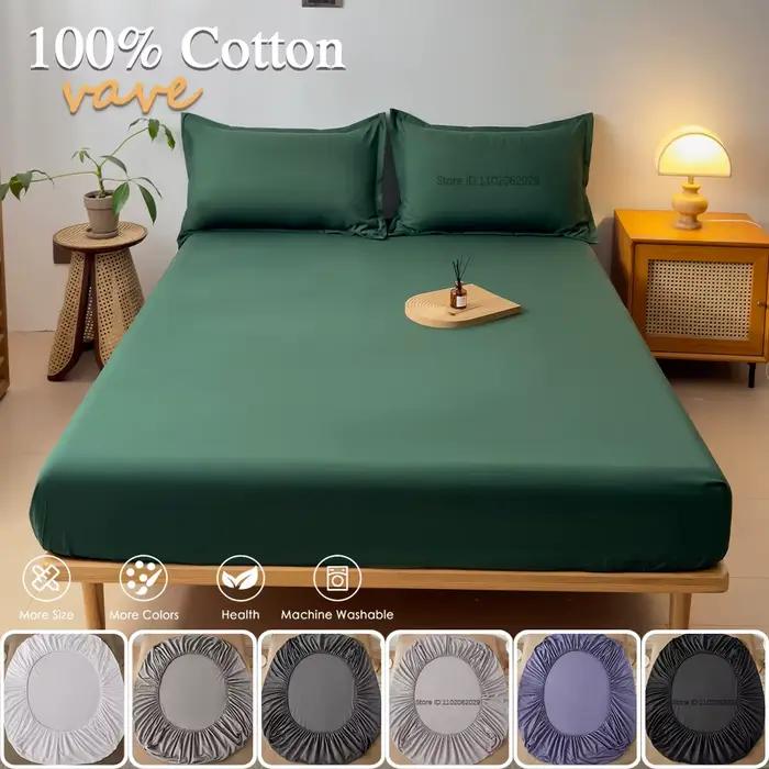 Drap-housse en coton 160x200 90x200cm