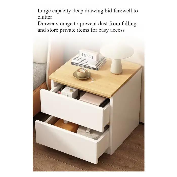 Table de chevet simple et multifonctionnelle avec rangement à pompe, petite armoire de chevet pour chambre à coucher, location de maison