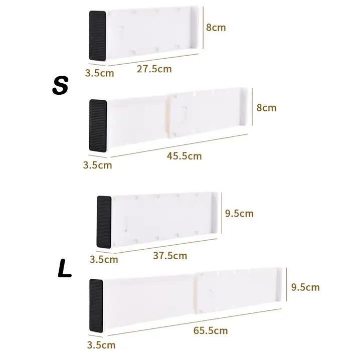 Nouveau Séparateur de tiroir télescopique bricolage réglable armoire clins multifonctionnel