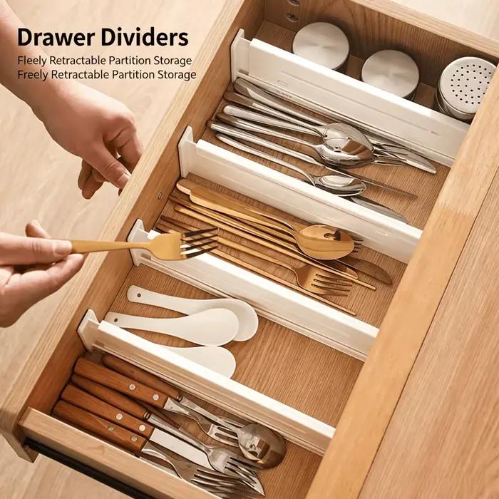 Diviseurs de tiroirs extensibles réglables