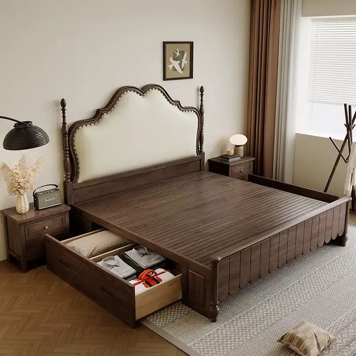 Lit double 200x220cm avec cadre