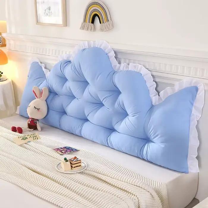 Coussin doux pour tête de lit en dentelle, oreiller de Style nordique, pas besoin de démonter et de laver la taille, Protection contre le sac souple Tatami