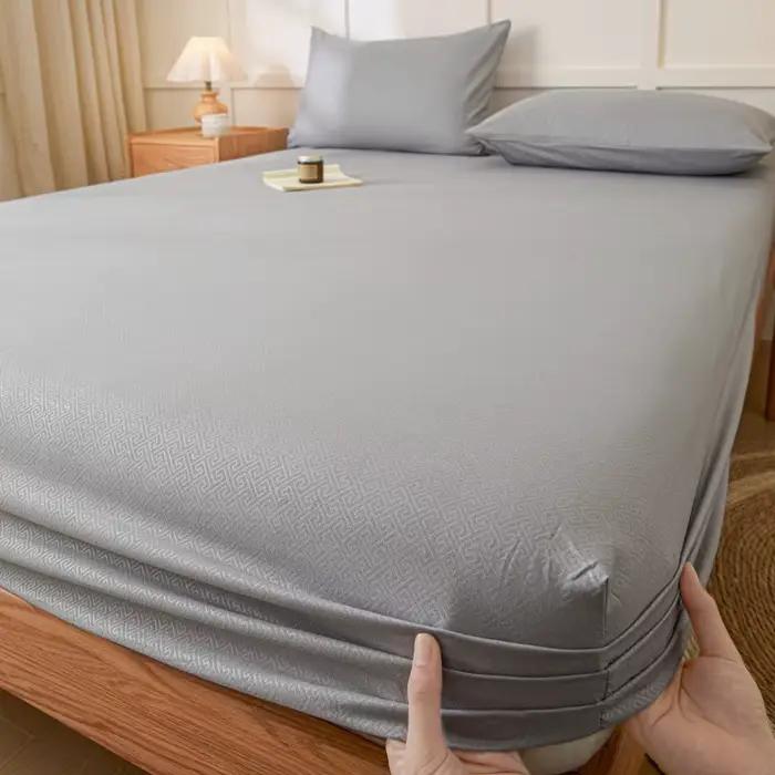 Protège-matelas antibactérien doux et hypoallergénique pour lit Queen/King