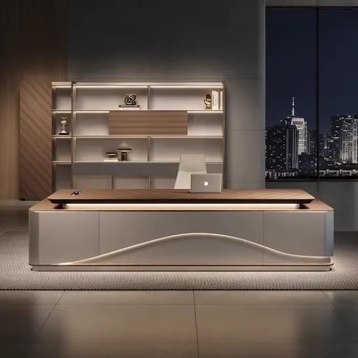 Bureau de mouvement moderne Table étroite mise à niveau