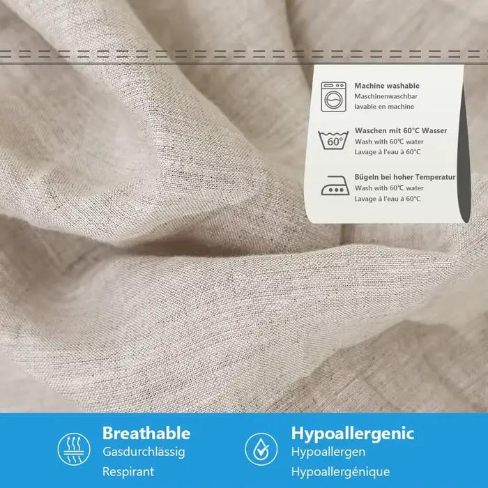Drap-housse en lin pur 35cm