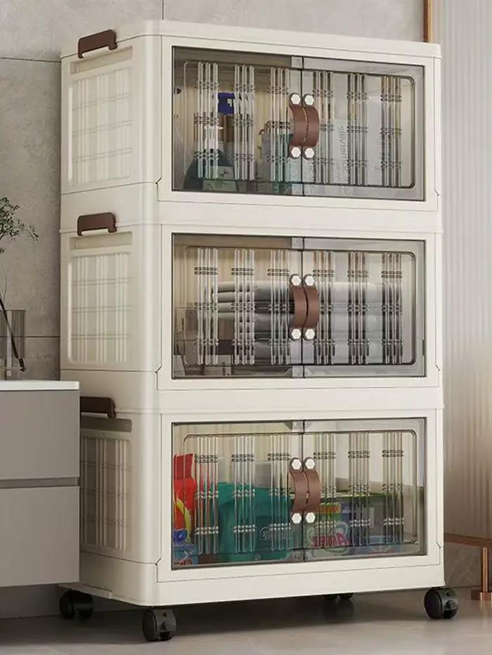 Armoire de rangement élargie et épaissie