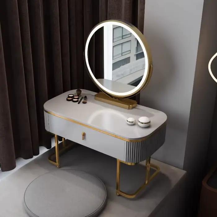 Rangement maquillage coiffeuse étagère organisateur bijoux Design