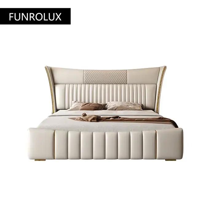 Lit en cuir de haute qualité