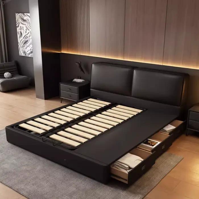 Lit De luxe moderne multifonctionnel pour filles