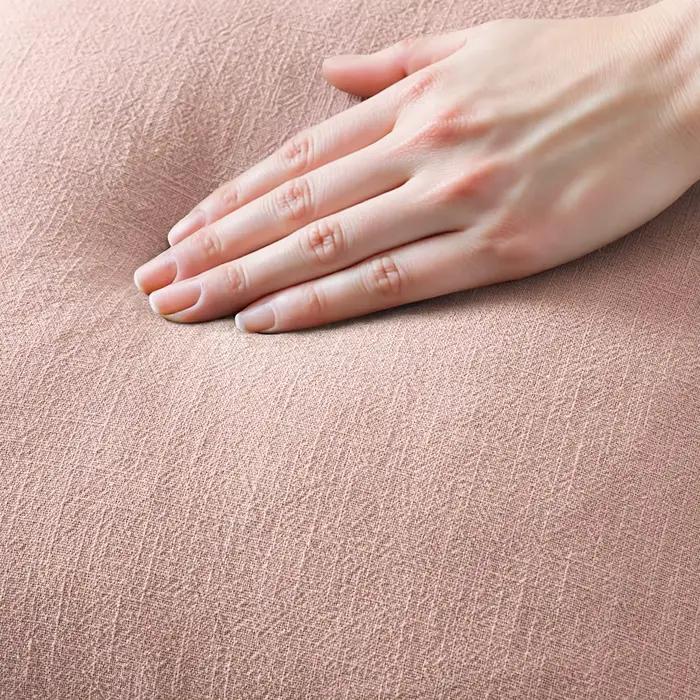 Housses de coussin décoratives roses