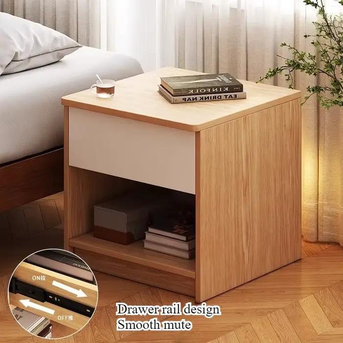 Table de chevet moderne et simple pour chambre à coucher