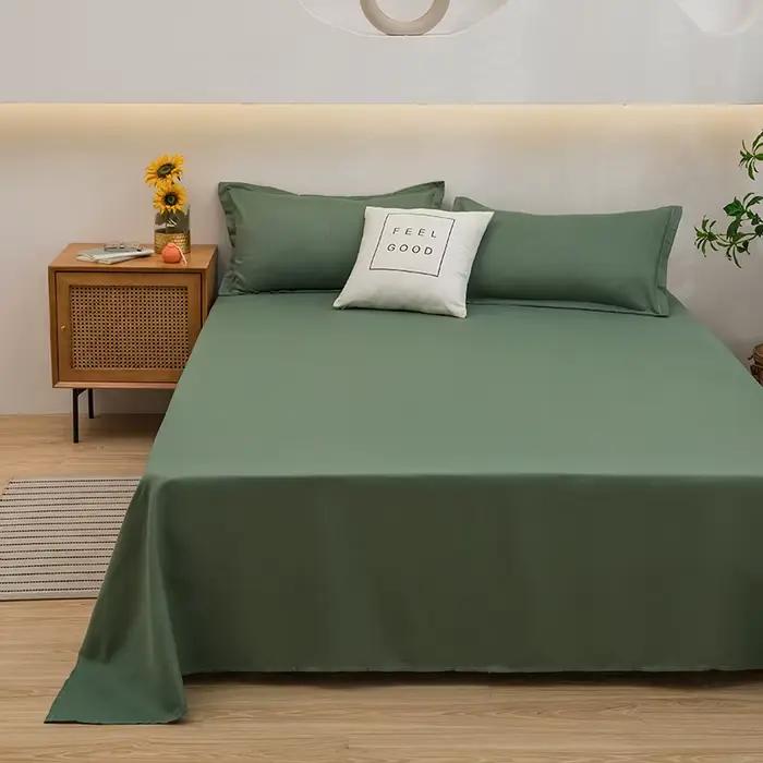 Draps de linge de lit doux pour la maison